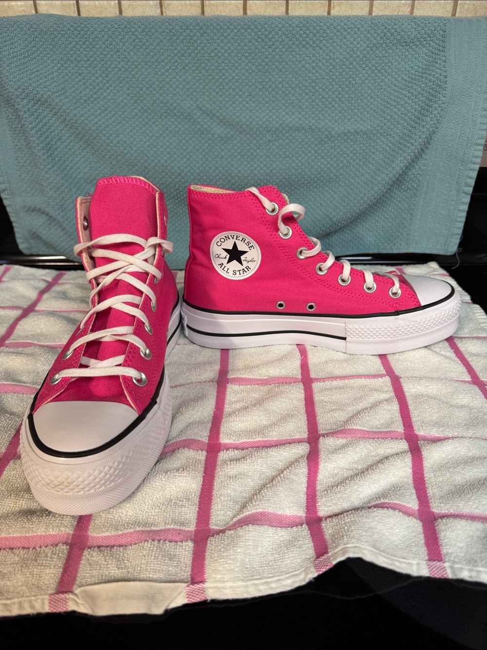 Converse Chuck Taylor All Star Lift Platform Hugh-Top Sneakers Sz 7